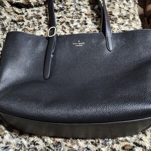 Kate Spade Black Pebbled Leather Tote